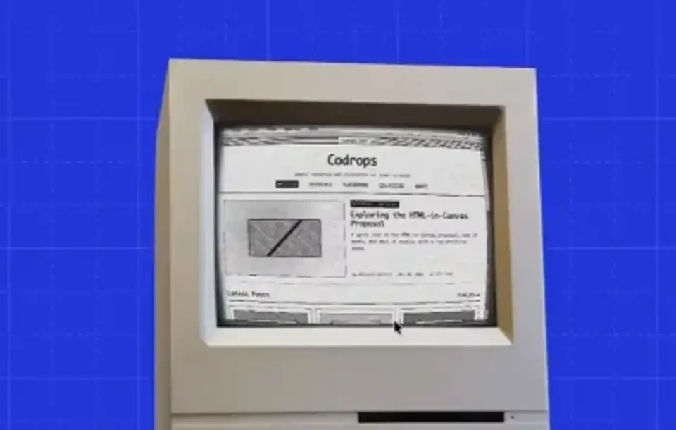 HTML in Canvas — source preview