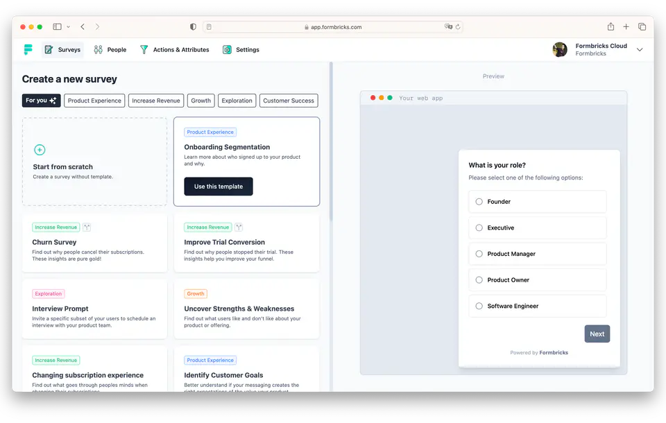 Formbricks — source preview